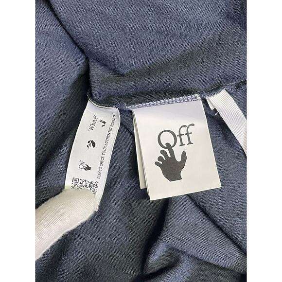 Rare Seasonal Off-White Degrade Thunder Outerspace Light Slim Graphic T-Shirt - Picture 8 of 12